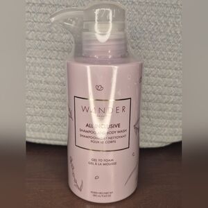Wander Beauty All-Inclusive Gel to Foam Body Wash And Shampoo
